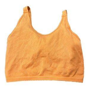 90 Degree By Reflex Seamless Orange Bra Tank